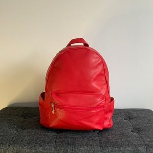 Daisy Street Faux Leather Backpack